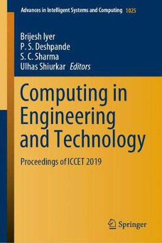 Cover image for Computing in Engineering and Technology: Proceedings of ICCET 2019