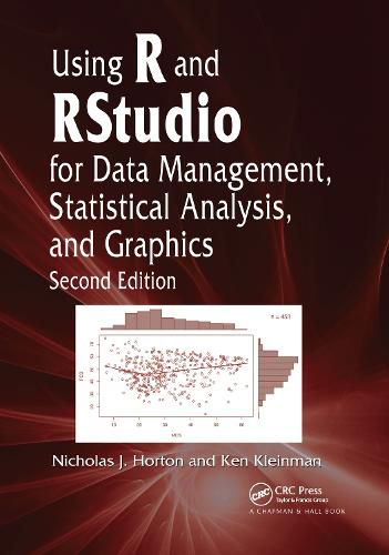 Cover image for Using R and RStudio for Data Management, Statistical Analysis, and Graphics