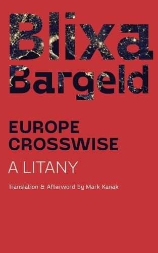 Cover image for Europe Crosswise: A Litany