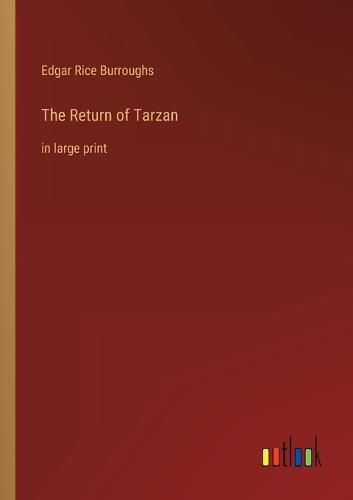 Cover image for The Return of Tarzan