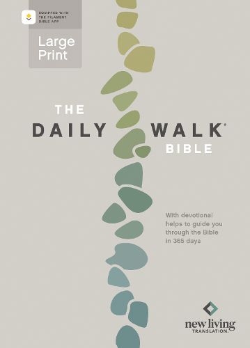 The Daily Walk Bible Large Print NLT (Softcover, Filament Enabled)