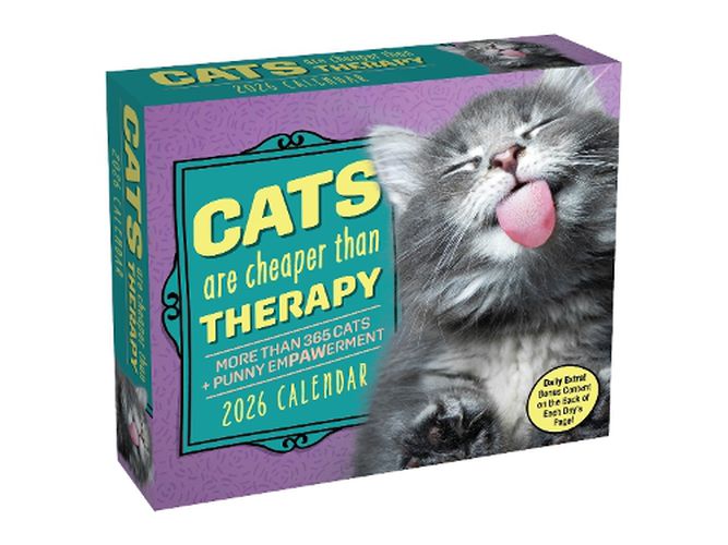 Cover image for Cats Are Cheaper Than Therapy 2026 Day-to-Day Calendar