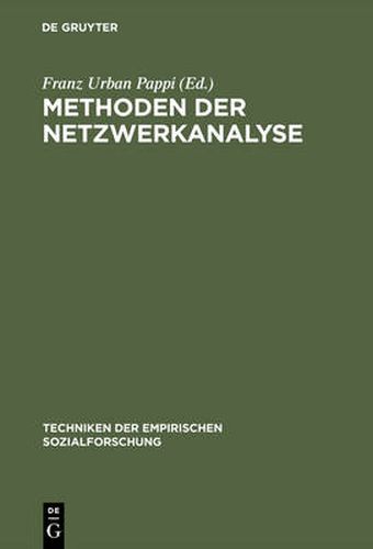 Cover image for Methoden der Netzwerkanalyse