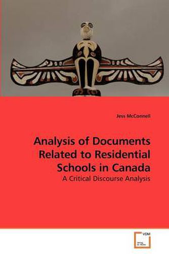 Cover image for Analysis of Documents Related to Residential Schools in Canada