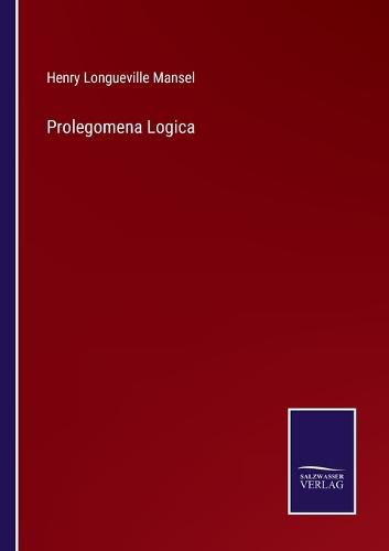 Cover image for Prolegomena Logica