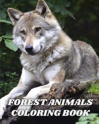 Cover image for Forest Animals Coloring Book