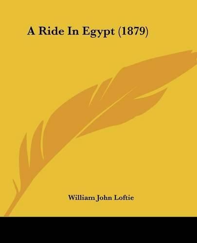Cover image for A Ride in Egypt (1879)