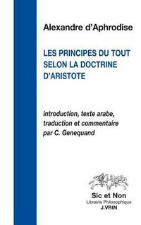 Cover image for Le Principe Du Tout Selon La Doctrine d'Aristote