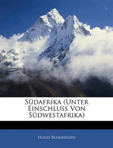 Cover image for Sdafrika (Unter Einschluss Von Sdwestafrika)