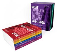 Cover image for MCAT Complete 7-Book Subject Review 2024-2025, Set Includes Books, Online Prep, 3 Practice Tests
