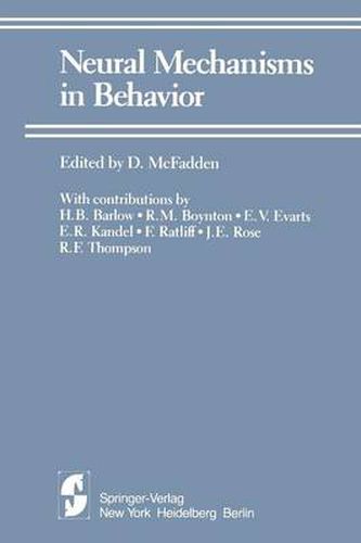 Cover image for Neural Mechanisms in Behavior: A Texas Symposium