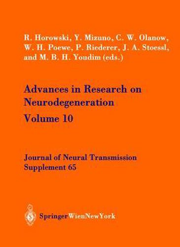 Cover image for Advances in Research on Neurodegeneration: Volume 10