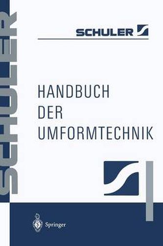 Cover image for Handbuch Der Umformtechnik