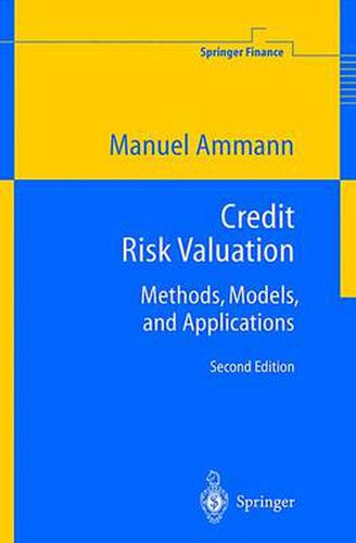 Cover image for Credit Risk Valuation: Methods, Models, and Applications