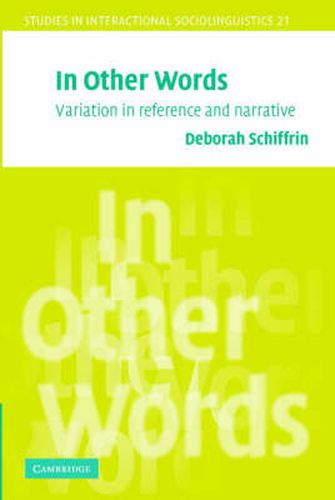 Cover image for In Other Words: Variation in Reference and Narrative