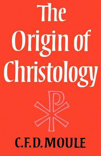 Cover image for The Origin of Christology