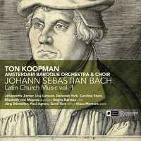 Cover image for JS Bach - Latin Church Music Volume 1