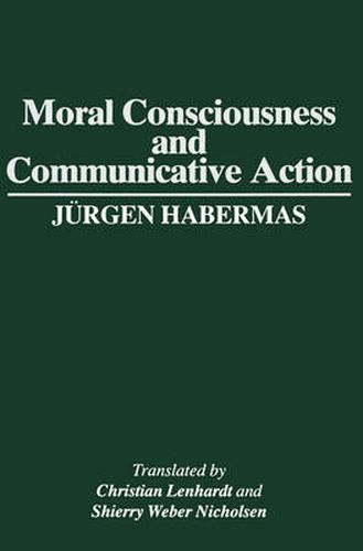 Cover image for Moral Consciousness and Communicative Action