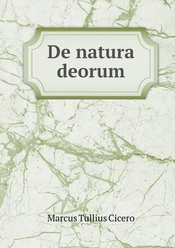 Cover image for De natura deorum