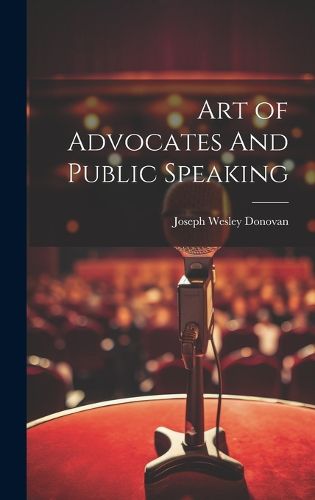 Cover image for Art of Advocates And Public Speaking