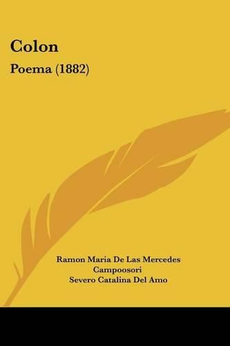 Cover image for Colon: Poema (1882)