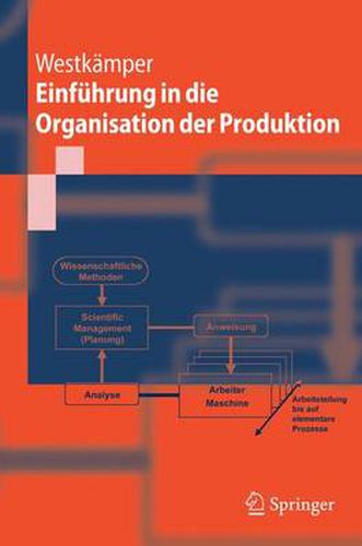 Cover image for Einfuhrung in die Organisation der Produktion