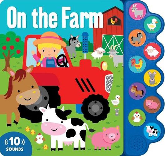 Cover image for On the Farm: 10-Button Sound Book