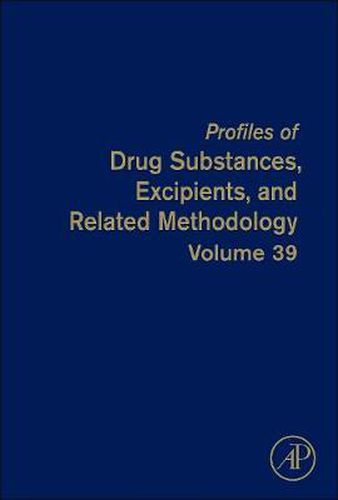 Cover image for Profiles of Drug Substances, Excipients and Related Methodology