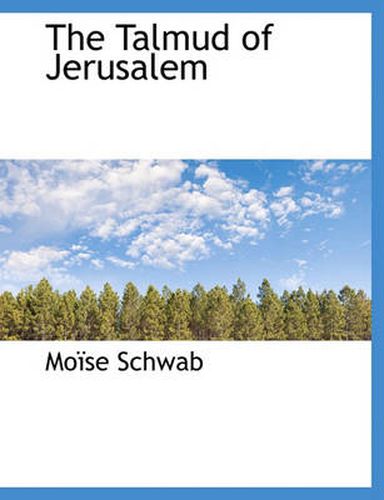 Cover image for The Talmud of Jerusalem