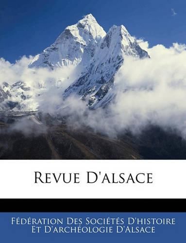 Cover image for Revue D'Alsace
