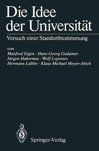 Die Idee der Universitat