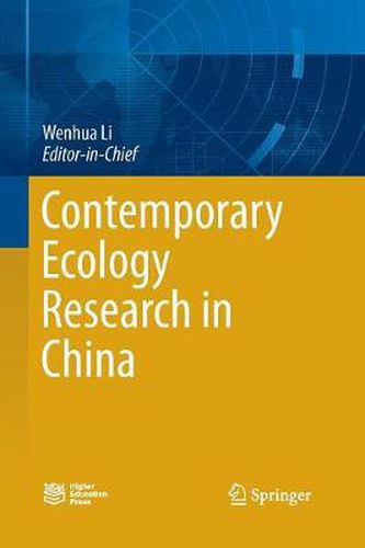 Cover image for Contemporary Ecology Research in China