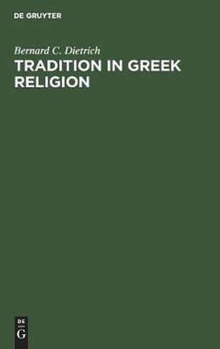 Cover image for Tradition in Greek Religion