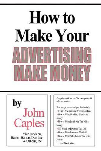 Cover image for How to Make Your Advertising Make Money