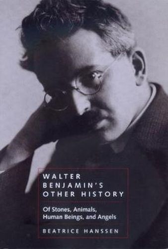 Cover image for Walter Benjamin's Other History: Of Stones, Animals, Human Beings, and Angels