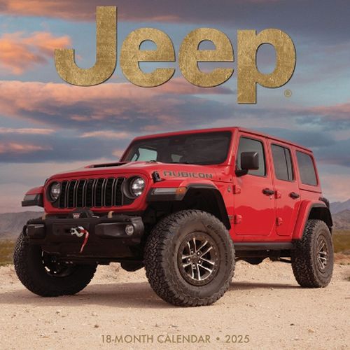 Jeep 2025 7 X 7 Mini Wall Calendar