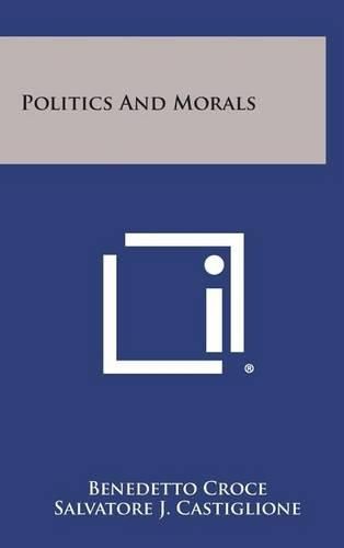 Cover image for Politics and Morals