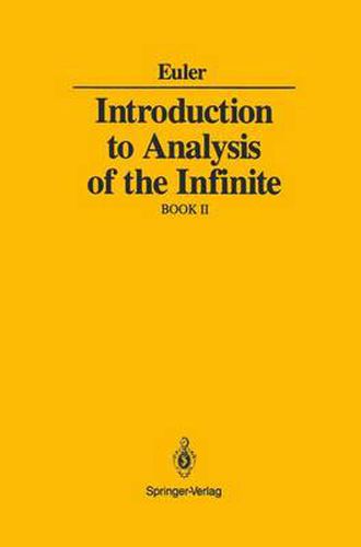 Introduction to Analysis of the Infinite: Book II