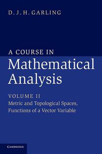 Cover image for A Course in Mathematical Analysis