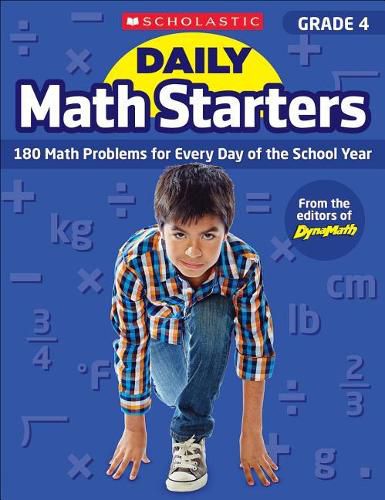 Cover image for Daily Math Starters: Grade 4: 180 Math Problems for Every Day of the School Year