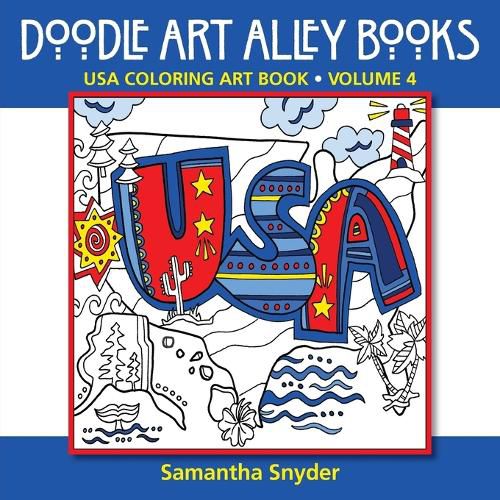 USA Coloring Art Book