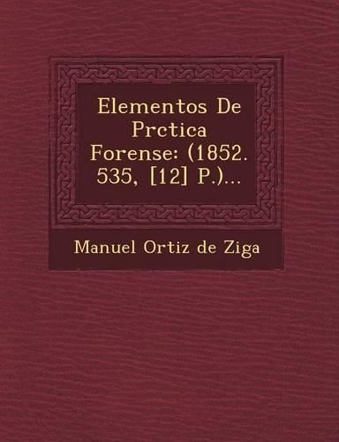 Cover image for Elementos de PR Ctica Forense