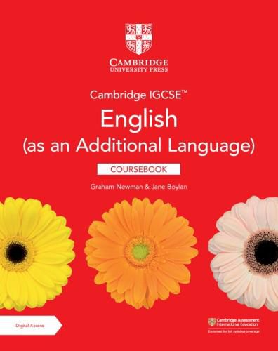 Cover image for Cambridge IGCSE (TM) English (as an Additional Language) Coursebook with Digital Access (2 Years)