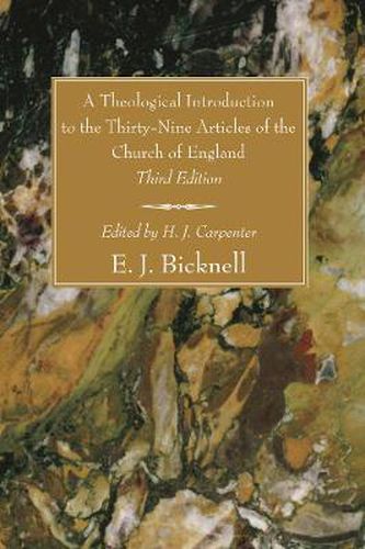 Cover image for A Theological Introduction to the Thirty-Nine Articles of the Church of England