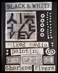 Cover image for Black and White Mixed Media Painting