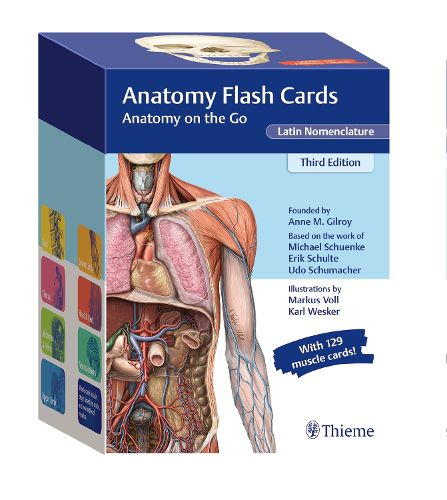 Cover image for Anatomy Flash Cards, Latin Nomenclature
