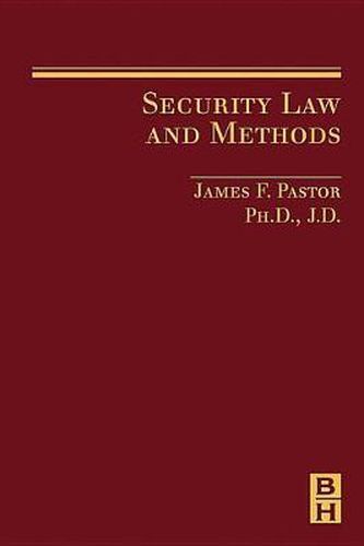 Cover image for Security Law and Methods