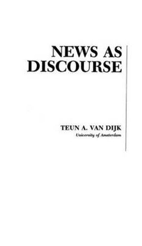 Cover image for News As Discourse