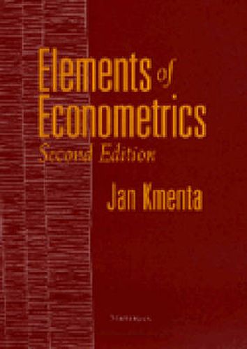 Cover image for Elements of Econometrics