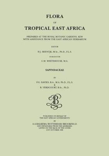 Cover image for Flora of Tropical East Africa